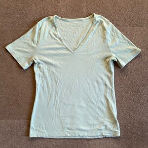 A New Day Mint V-Neck Top